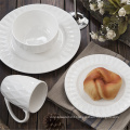 2016 New Design Embossed Diamond Dinner Set